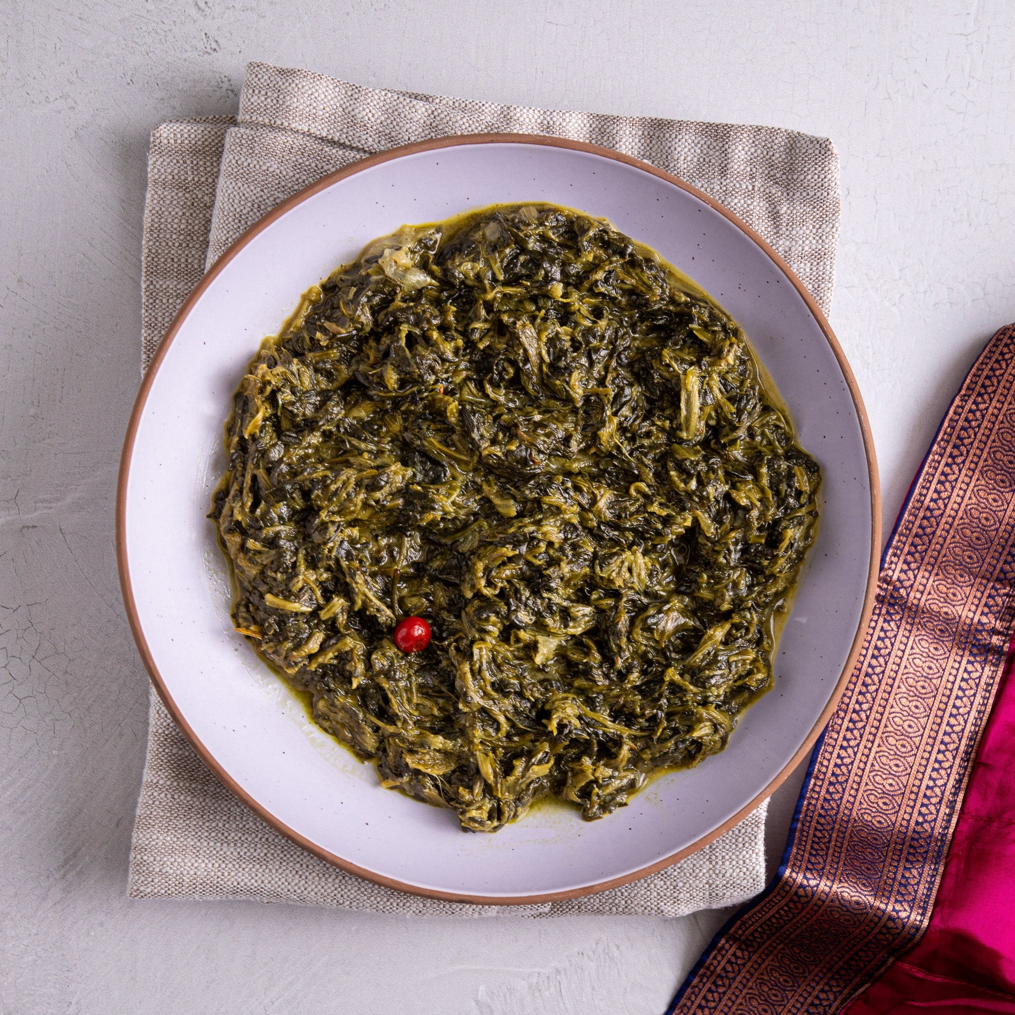 Guyanese Bhaji Recipe (Sautéed Spinach)