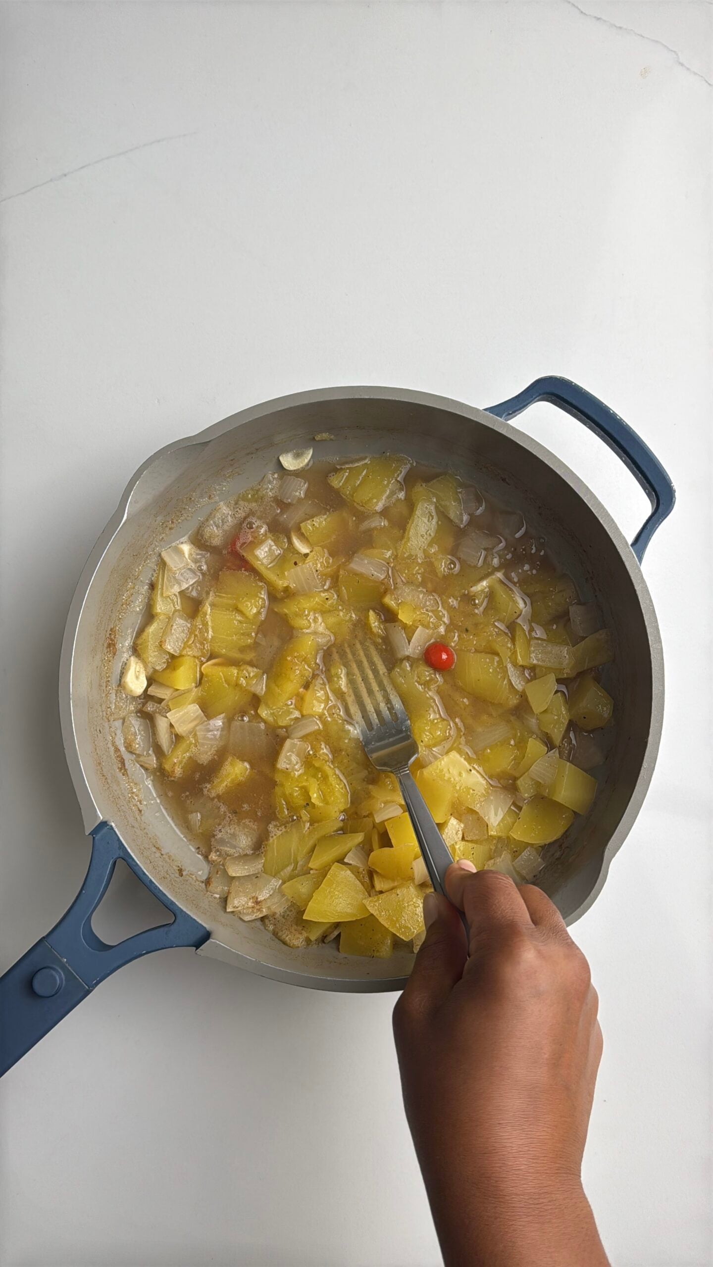 Crushing Soft Mangoes for Mango Sour