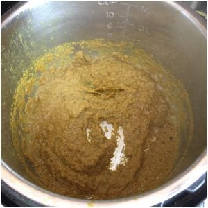 moisture drawn out of curry paste in instant pot