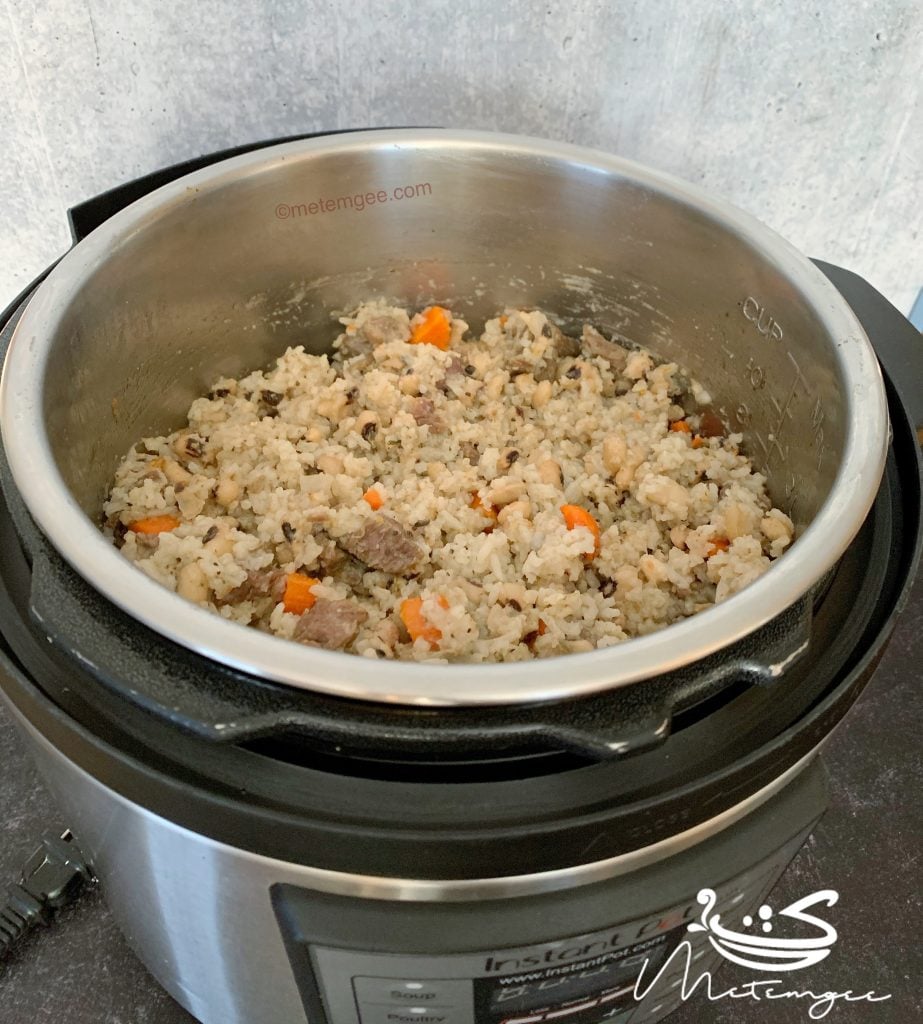 cook-up rice in an instant pot