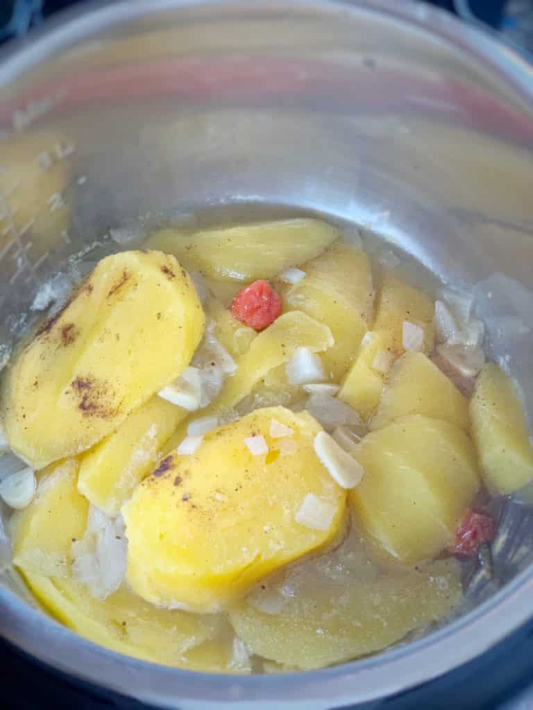mango sour cooking in instant pot