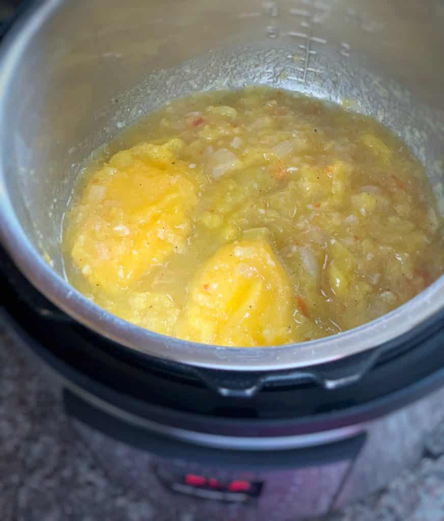 cooked mango sour in instant pot