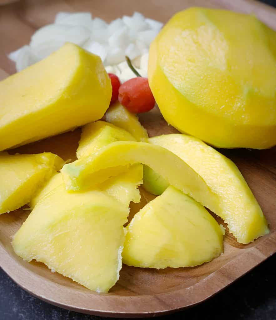 ingredients for mango sour