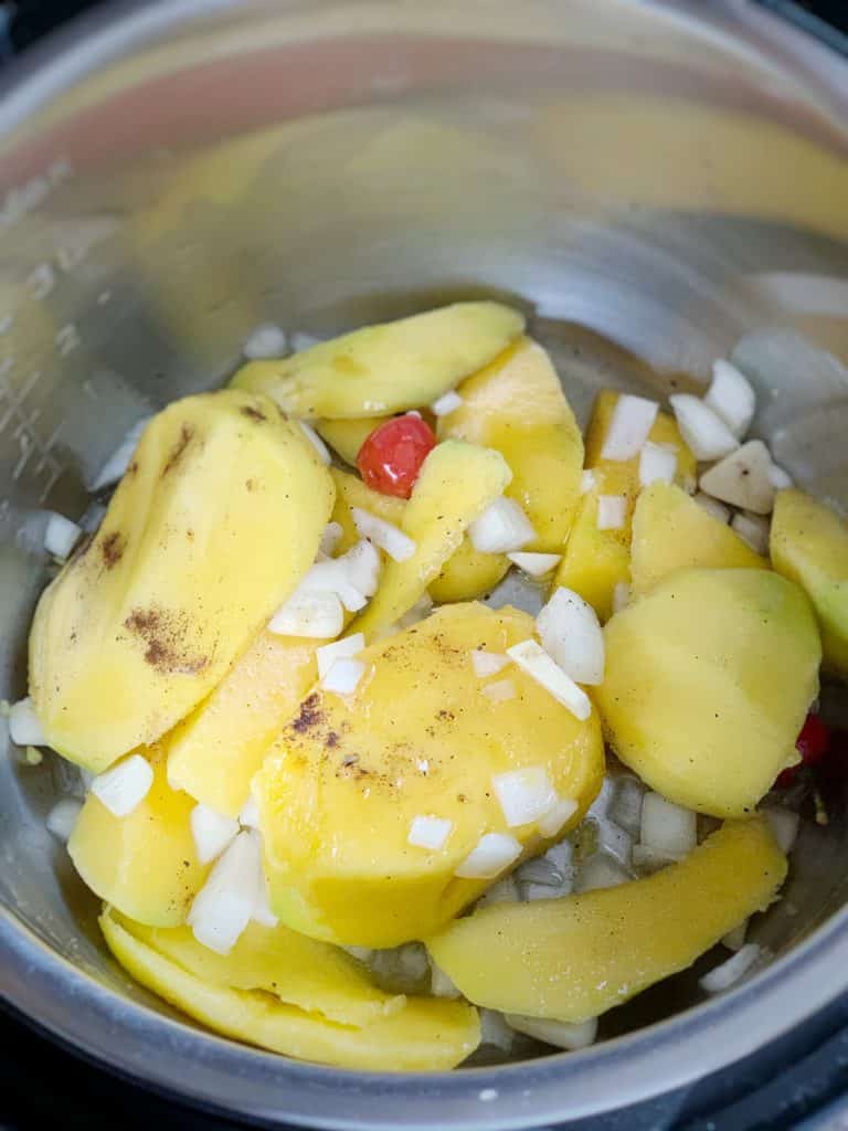 mango sour ingredients in instant pot