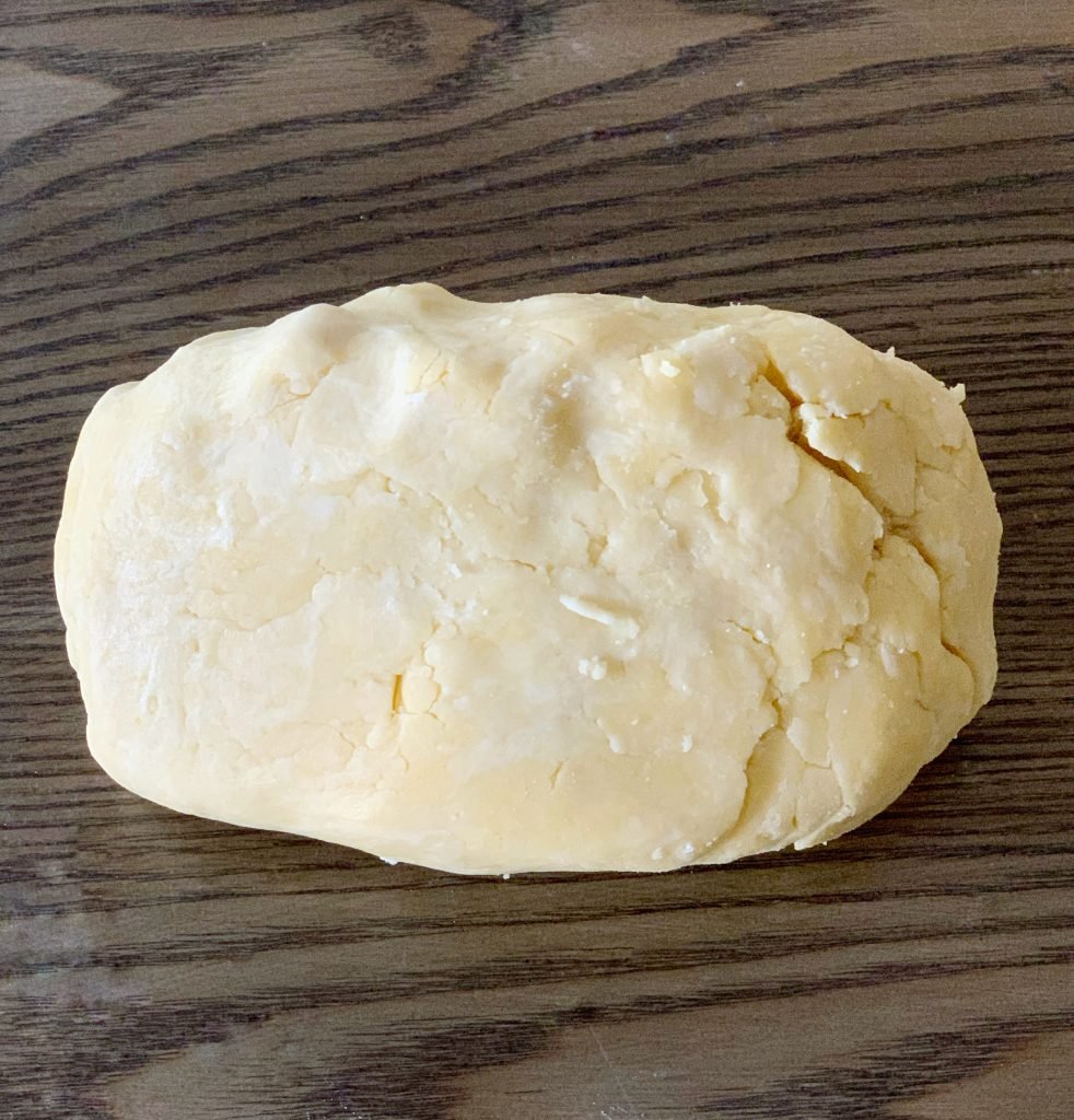a ball of Gluten Free Short Crust Pastry Dough