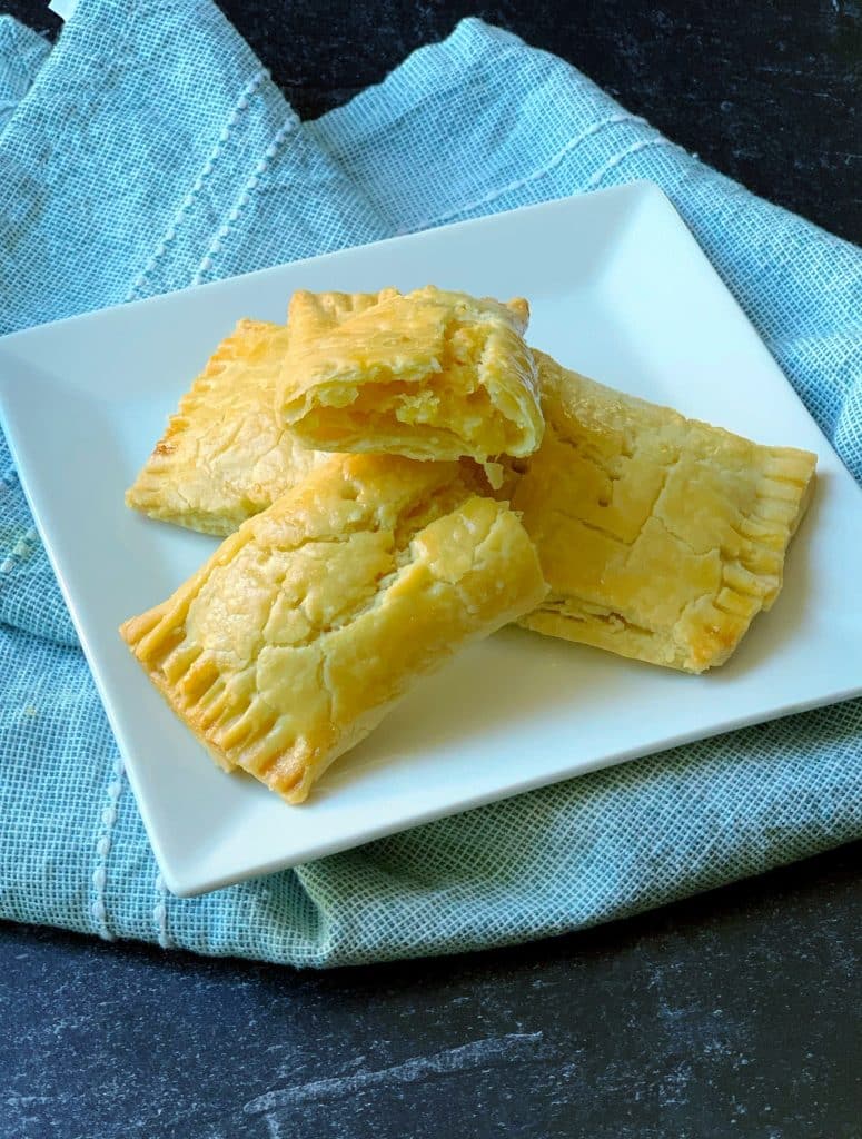 Guyanese cheese roll made from Gluten Free Short Crust Pastry Dough