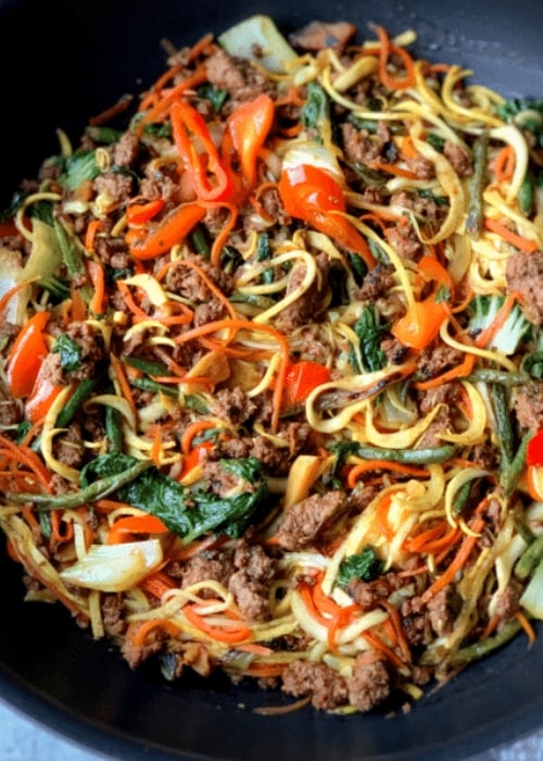Ground Beef Chow Mein Whole Metemgee Recipe Beef Chow Mein Aria Art