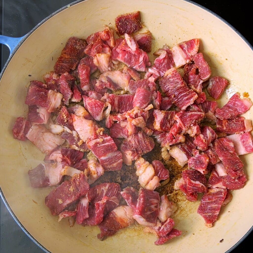 steak in a pan