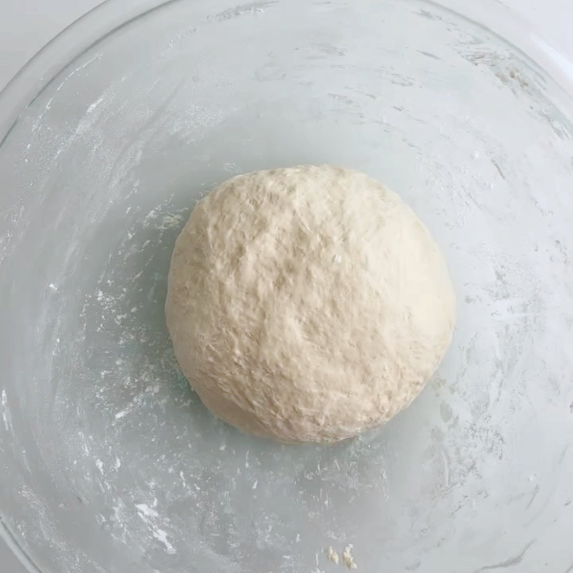 sada roti dough resting in a bowl