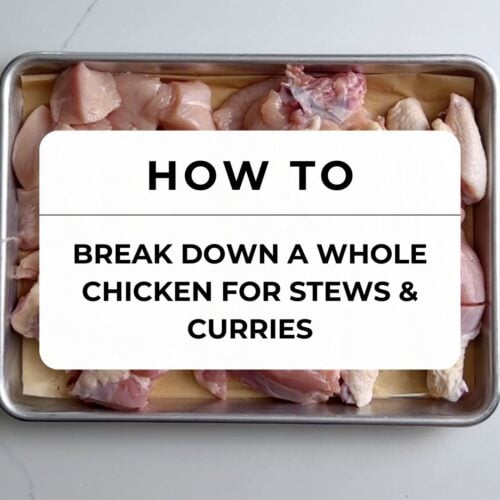 How to break down a whole chicken over cut up chicken